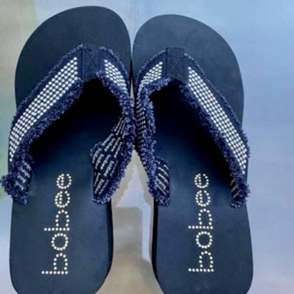 Bobee Platform Wedge Flip Flops - new w/out tags